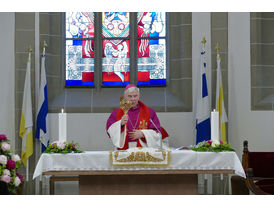 Bonifatiusandacht mit Weihbischof Prof. Dr. Karlheinz Diez in St. Crescentius (Foto: Karl-Franz Thiede)